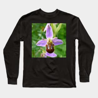 Bee Orchid Long Sleeve T-Shirt